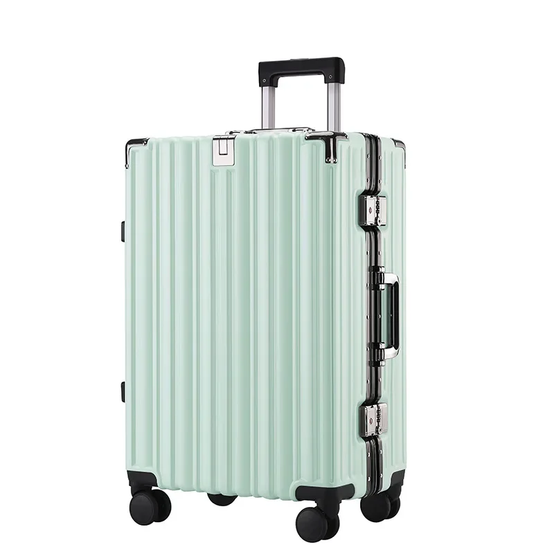 Imagem -05 - Unisex Impermeável Alumínio Quadro Bagagem Nova Mala na Roda Trolley Carrier Universal Ofertas de Viagem Promoção 20 22 24 26