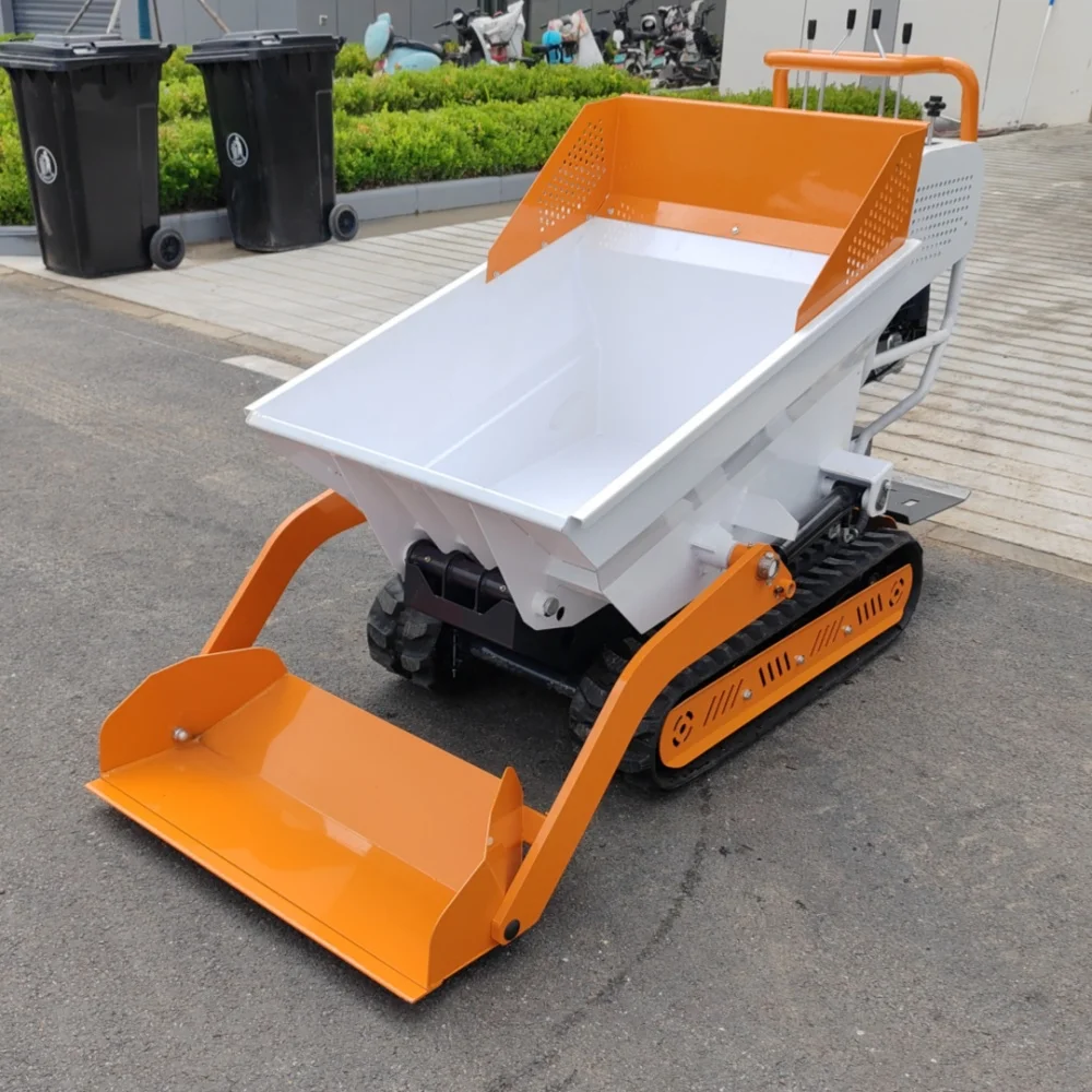 Hot Cheap Small Mini Dumper 500kg Portable Dumper Mini Transporter Construction Hydraulic Diesel Mini Dumper Truck view 2