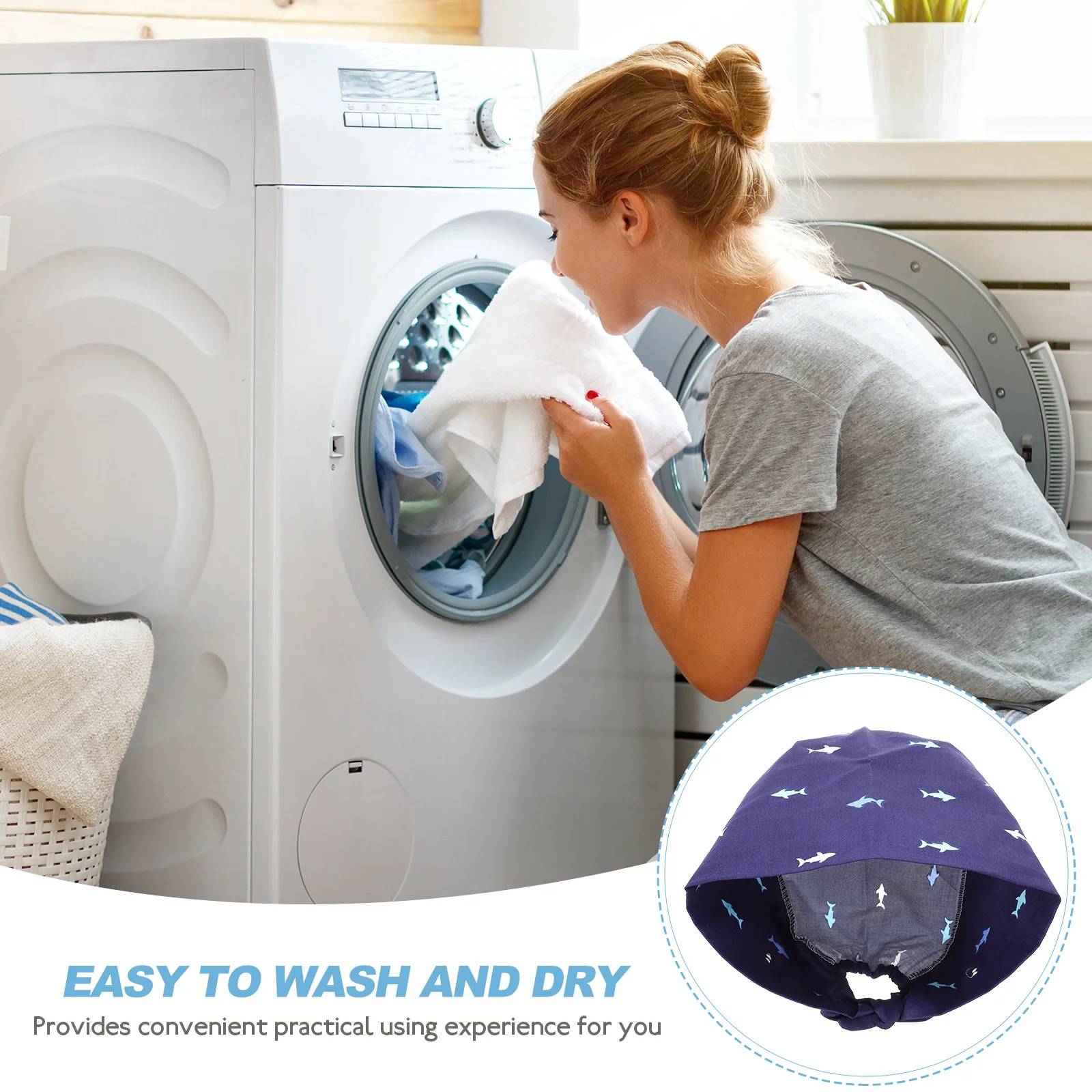 

1pc Surgical Cap Cartoon Printed Breathable Sweat-Absorbing Doctor Nurse Hat For Men Women Ergonomic Design