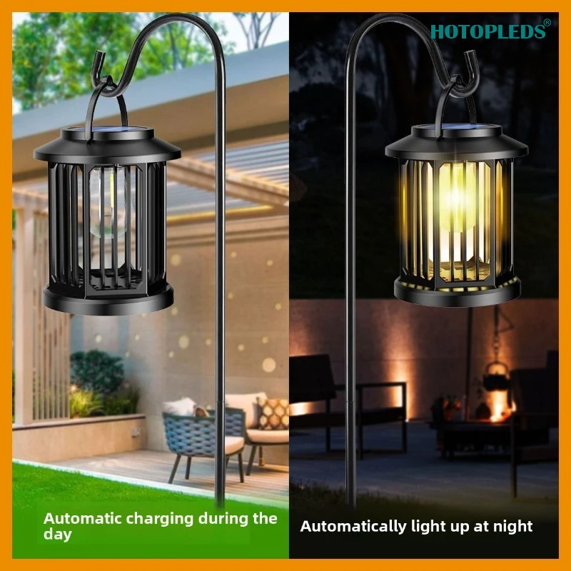 Nowa Solarna Lampa Ogrodowa LED Lampa Wolframowa Oświetlenie Krajobrazu Lampa Uliczna Atmosfera Ogrodu Oświetlenie Trawniku Żyrandol