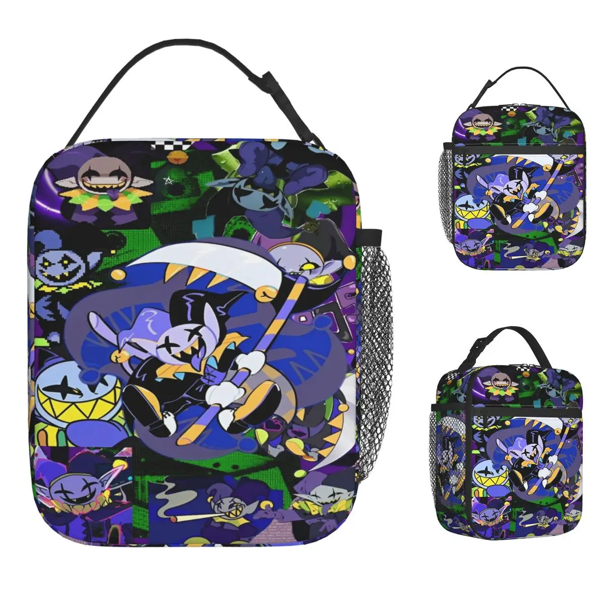 

Deltarune Lunch Bag For Child Vedio Game Graphic Design Lunch Box Fashion Office Cooler Bag Convenient Oxford Thermal Handbags