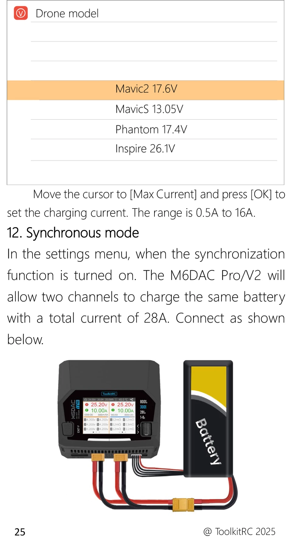 ToolkitRC M6DAC V2 Charger 1-6S Intelligent Control 2-Channel 2CH AC/DC BAT Model Toy Car Lithium BBattery Fast Charging Device