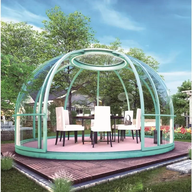 Transparent Luxury Outdoor Polycarbonate Prefabricated House Skylights Easy Installation Bubble Star Modern Hotels Bathrooms
