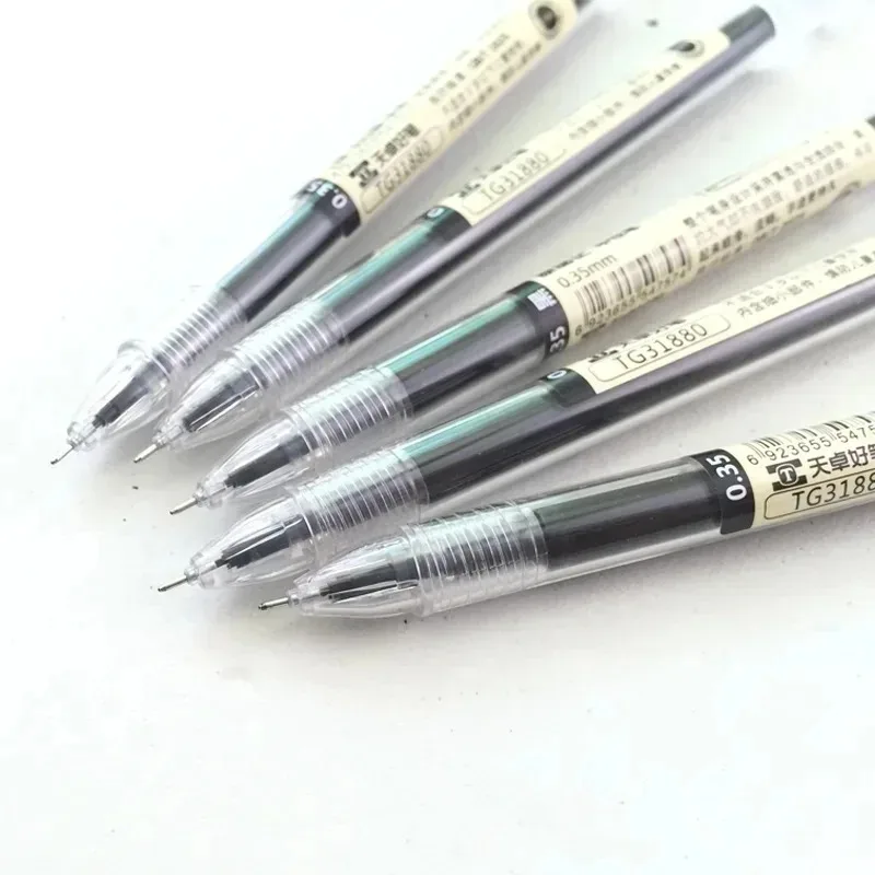 54Pcs/Set Japan Fine Point Pen 0.35mm Black Blue Red Ink Gel Pen Ballpoint Pen School Office Student Writing Stationery Supply