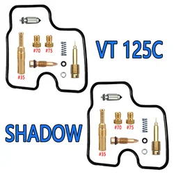 Kit de reparación de carburador HONDA SHADOW 125 VT125C, piezas de reconstrucción de carburador de motocicleta, 125cc VT125