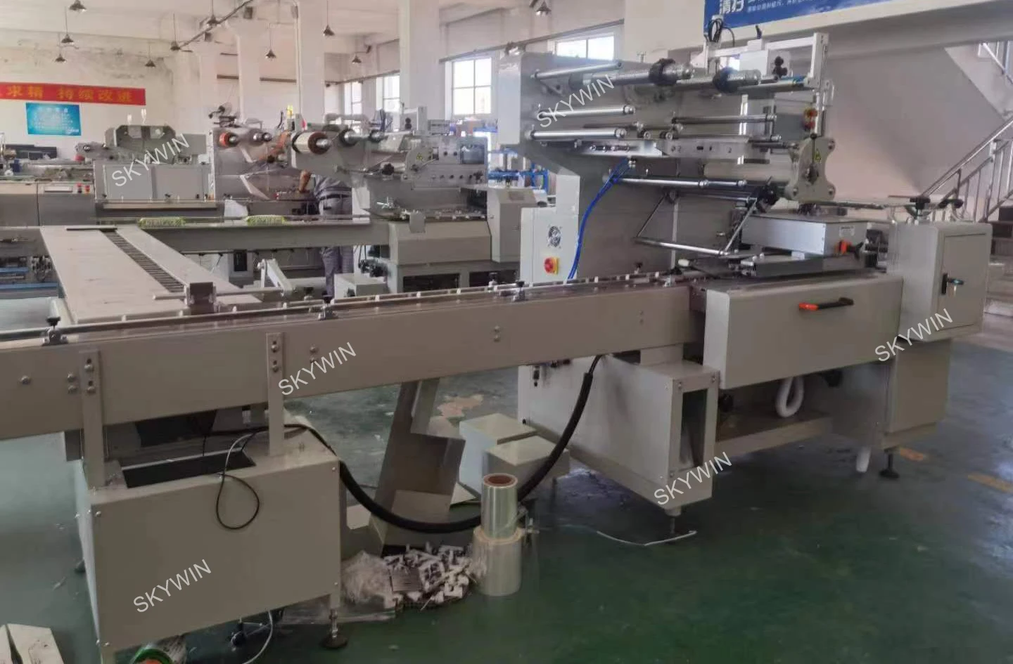 スカイウィン自動ビスケット・クッキー包装機、エッジラッピングおよび包装機、ビスケット・クッキーパッカー