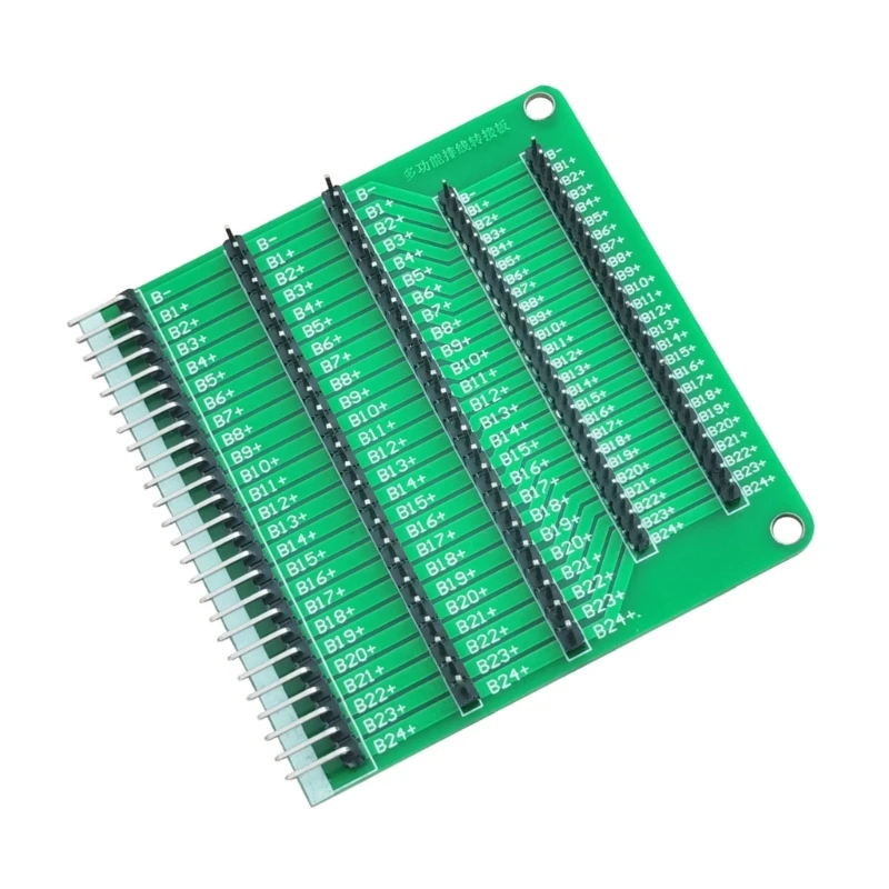77JC Battery Testing Application Adapter Board For Ribbon Cable Expansion Support 1 To 24 Series 25Pin 2.0 To 2.54mm