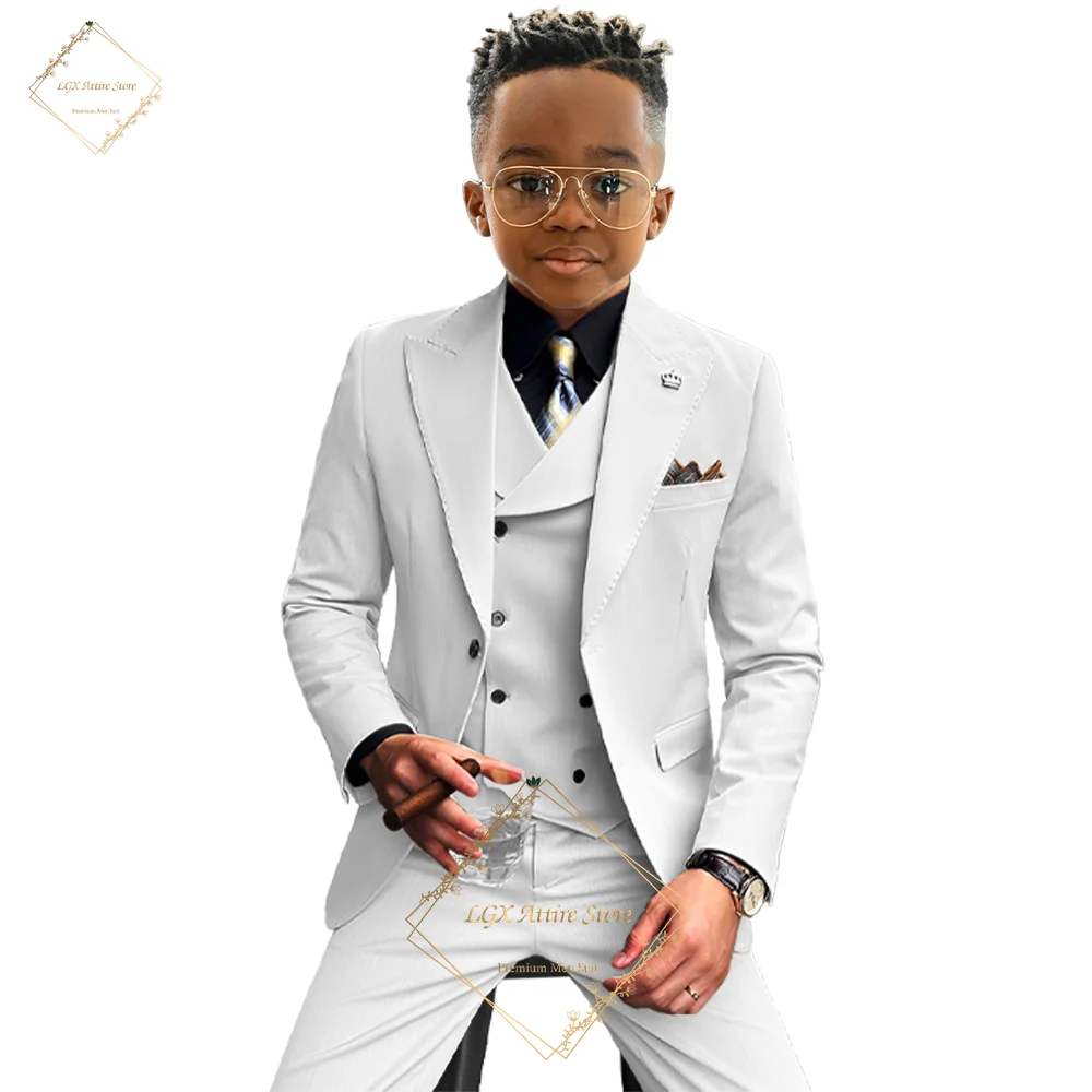 Terno masculino premium de 3 peças (jaqueta, colete, calça) – perfeito para casamentos, banquetes e ocasiões especiais