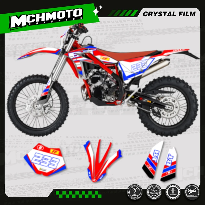 

MCHMFG Motorcycle Team Motorcycle Decal Stickers For Beta Xtrainer 2015-2019 2015 2016 2017 2018 2019 250 300 350 -001