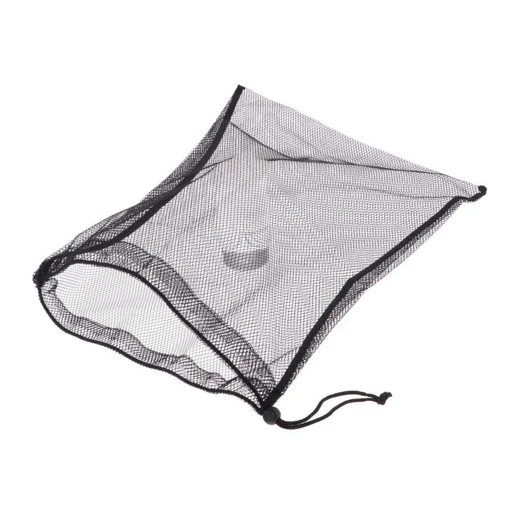 

Polyester Mesh Sneaker Bag Drawstring Shoe Pouch Vented Boot Carrier for Camping and Athletic Activities