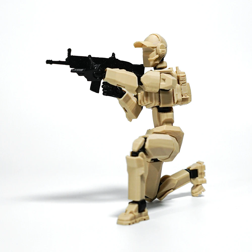 3D Printed Mannequin Dummy 13 Soldier Special Forces 2.0 Series Action Figures Toys Multi-Jointed Movable Shapeshift Robot Gifts