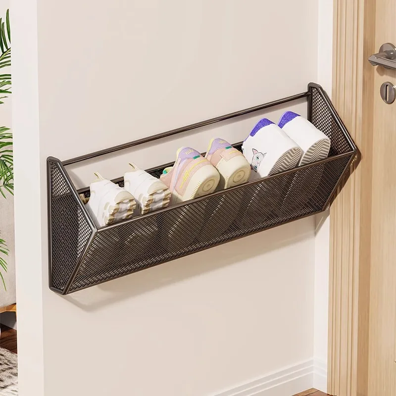 

Simple Shoe Rack, Sorting Rack, Home Door Mounted Shoe Storage Box, Bathroom Non Perforated Shoe Cabinet