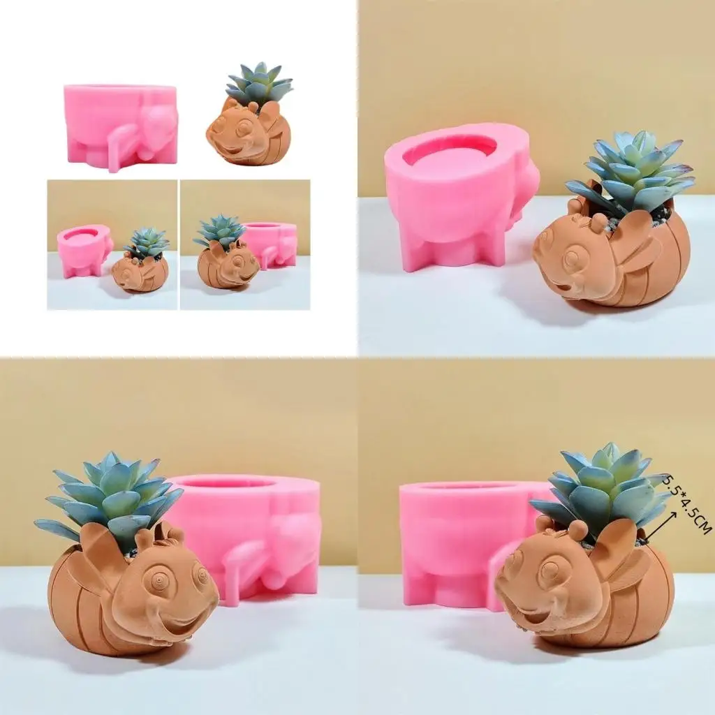 

Silicone Bees Planter Mold for Concrete Resin Craft Home Garden Decoration