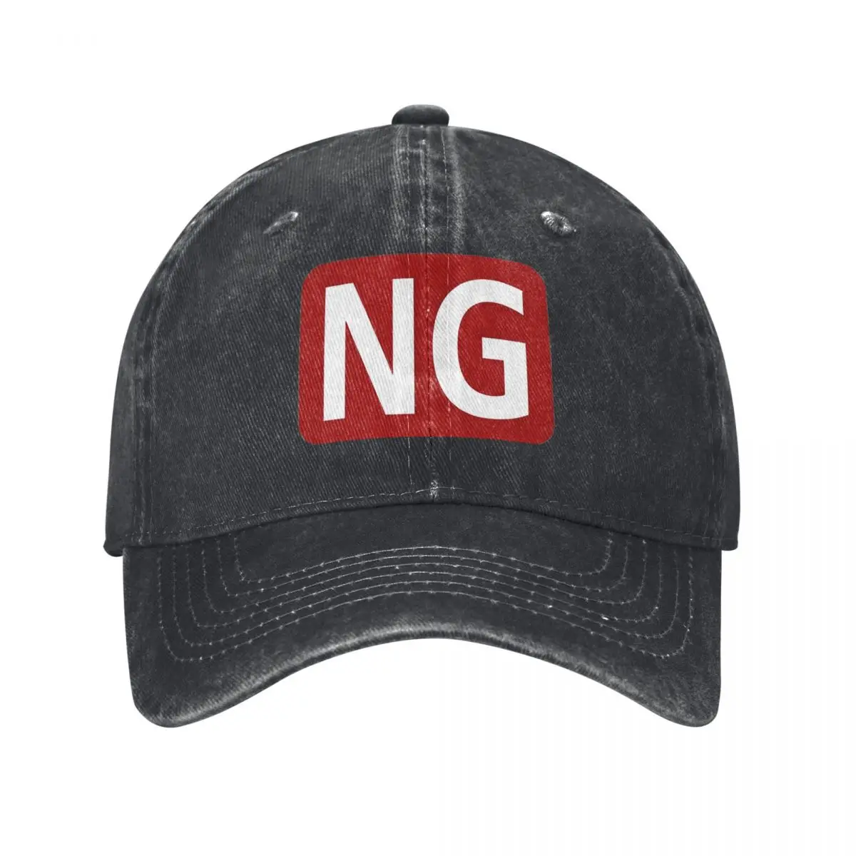 

Vintage NG Initials Classic Logo Baseball Caps Unisex Style Distressed Denim Snapback Cap Outdoor Running Golf Caps Hat