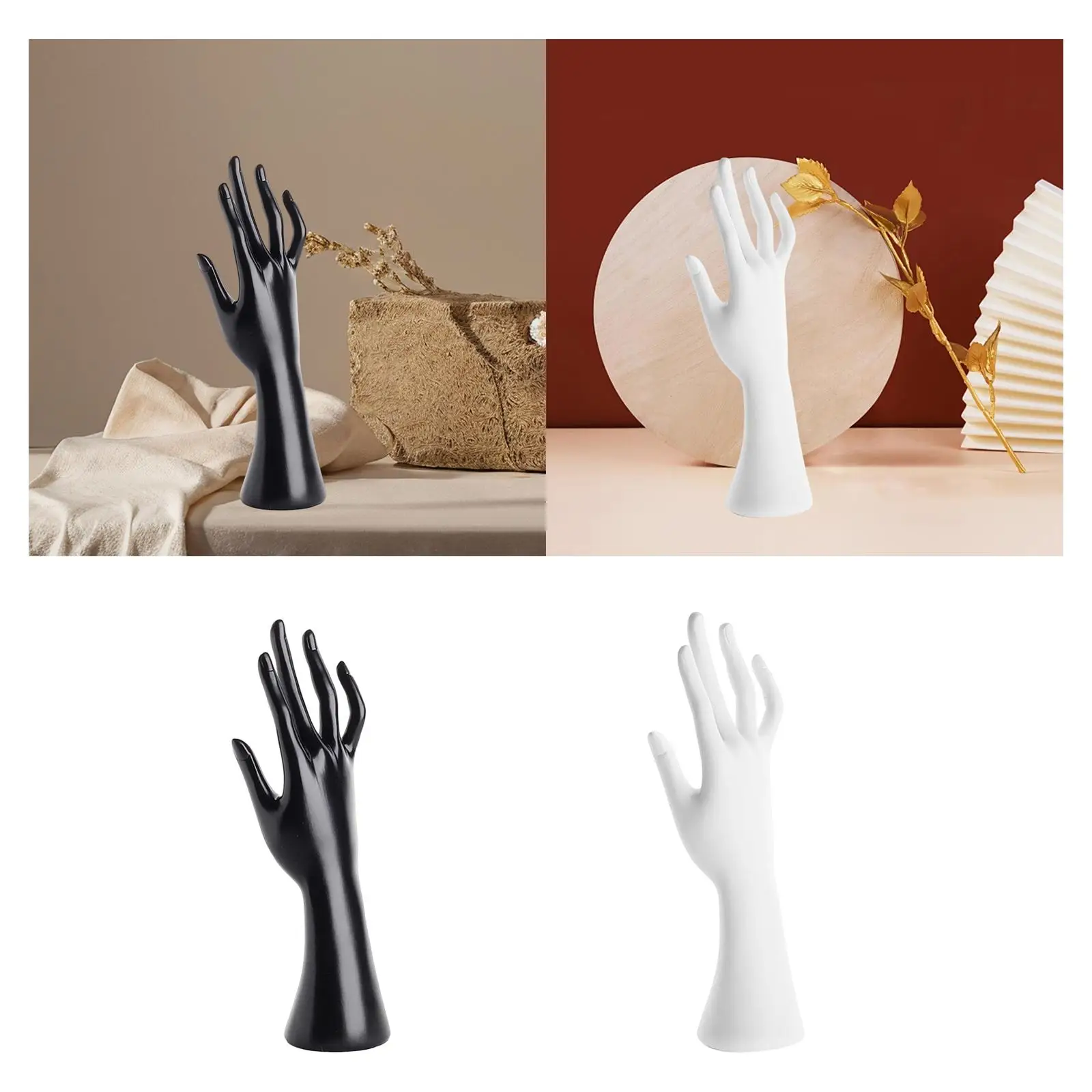Mannequin Hand Display for Jewelry Dresser Top Elegant for Chain Finger Ring