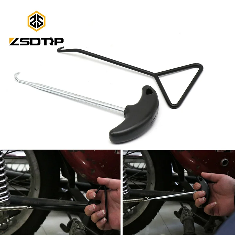 ZSDTRP Motorcycle Exhaust Spring Hook Puller Tool Stainless Steel Motocross Dirt Bike Repair Kit