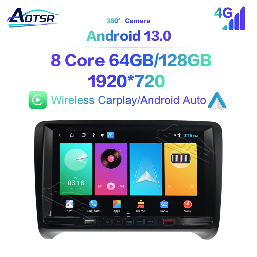 For AUDI TT 2006-2014 Car Radio 9