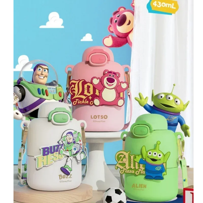 Alien Buzz Lightyear Lotso tazza d\'acqua isolata di tipo paglia portatile di alta qualità, dolce e simpatico cartone animato