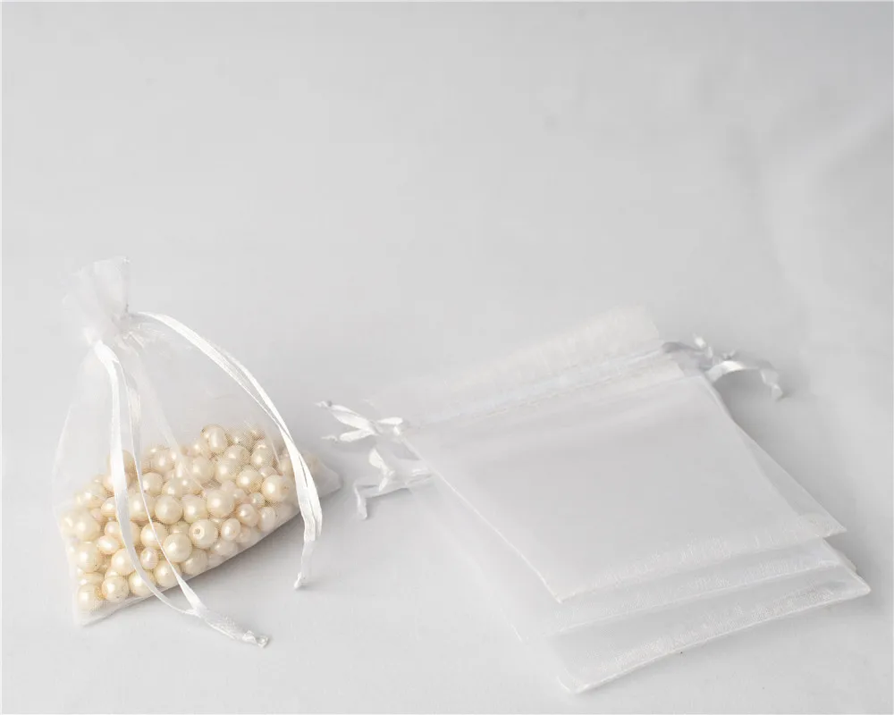 50 قطعة 5x7 7x9 9x12 10x15 11x16 13x18 15x20 17x23 سنتيمتر أكياس الأورجانزا عيد الميلاد عيد الحب حفلة كاندي صندوق الشوكولاته حقائب للهدايا