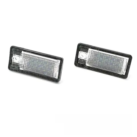 아우디 A3 S3 8P A4 S4 B6 B7 A6 C6 S6 A8 S8 Q7 RS4 RS6 Plus 용 아반트 콰트로 자동차 램프 라이트 2개 후면 LED 번호판등