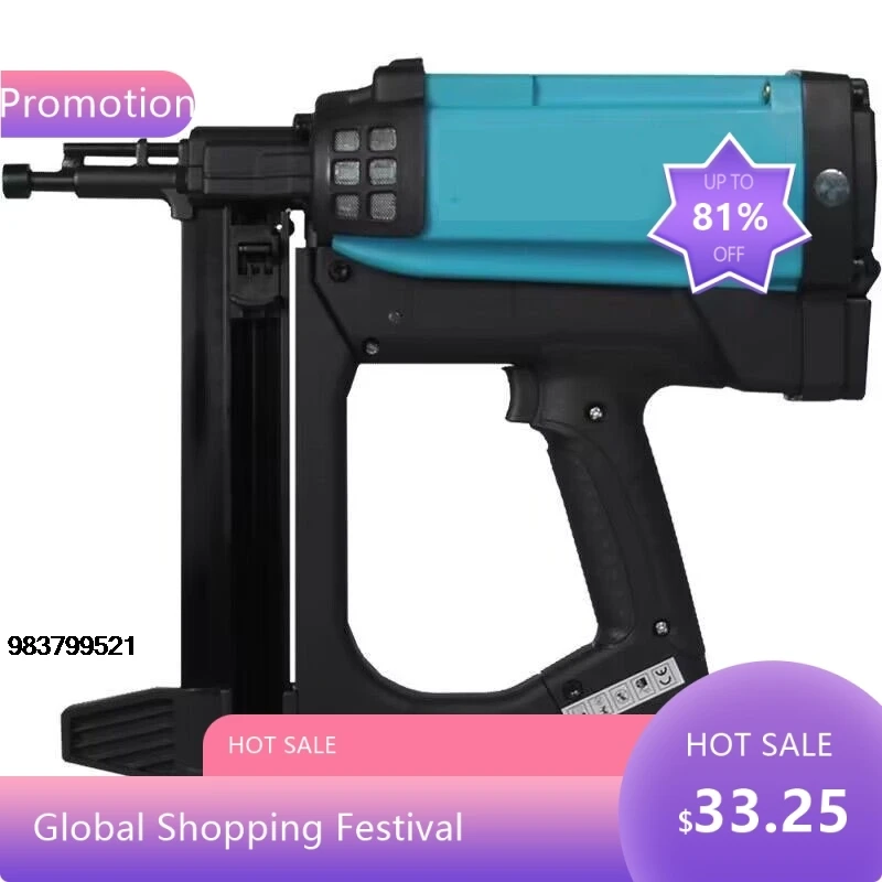 1842Automatic Pneumatic Nailer GSR40 with 7.2V Lithium Battery Gas Steel Pneumatic Tool for Frame And Wire Slott