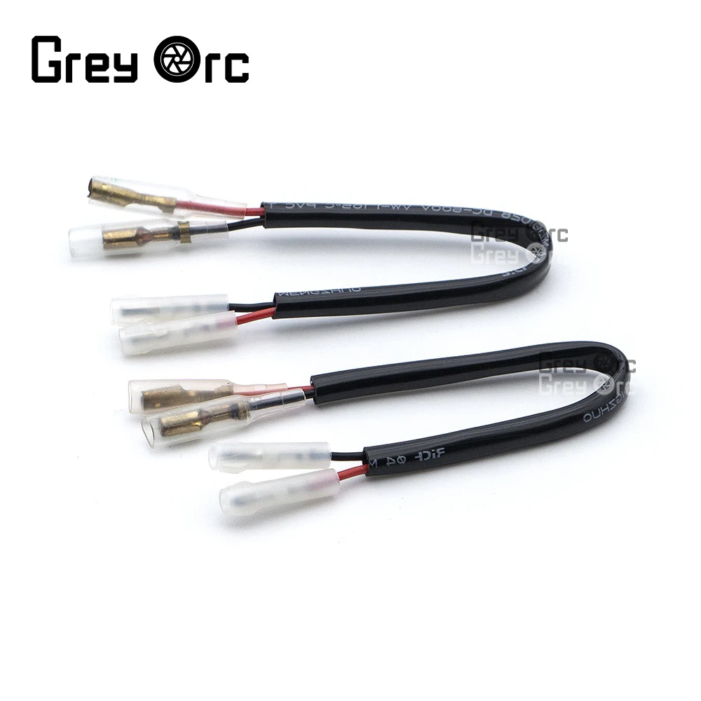 2PCS Motorcycle Turn Signal OEM Indicator Wiring Connectors Plug Adapters For Triumph Tiger 800 Trident 660 Bonneville