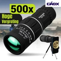Telescopio Monocular CAOX 16x52 de Alta Potencia con Zoom Óptico de Doble Enfoque, Gran Aumento, Largo Alcance, Visión Nocturna