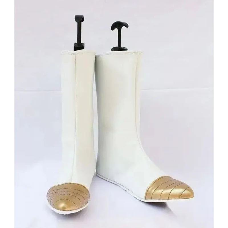 DBZ فيغيتا IV سايان أنيمي تأثيري حذاء أبيض أحذية منتصف العجل