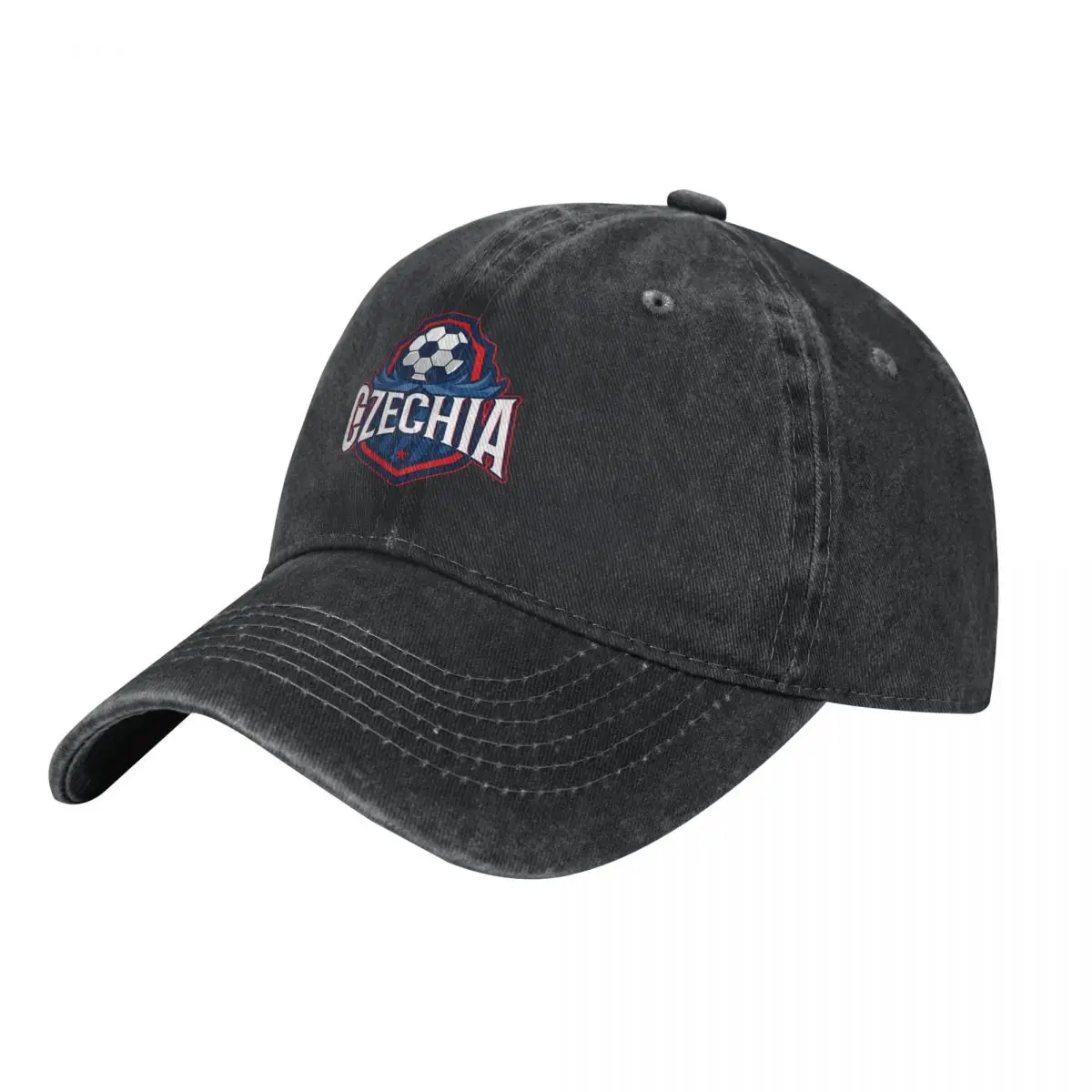 Pure Color Dad Hats Zechia Soccer T-Shirtczechia Women's Hat Sun Visor Baseball Caps Czech Republic National Football Team