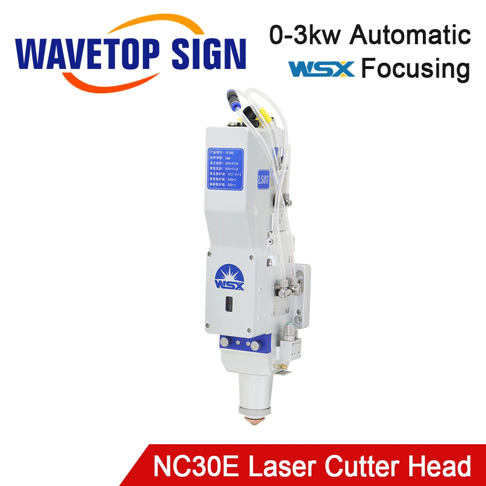 WaveTopSign WSX NC30E 0-3kw Automatic Focusing Fiber Laser Cutting Head for Metal Cutting Replace NC12