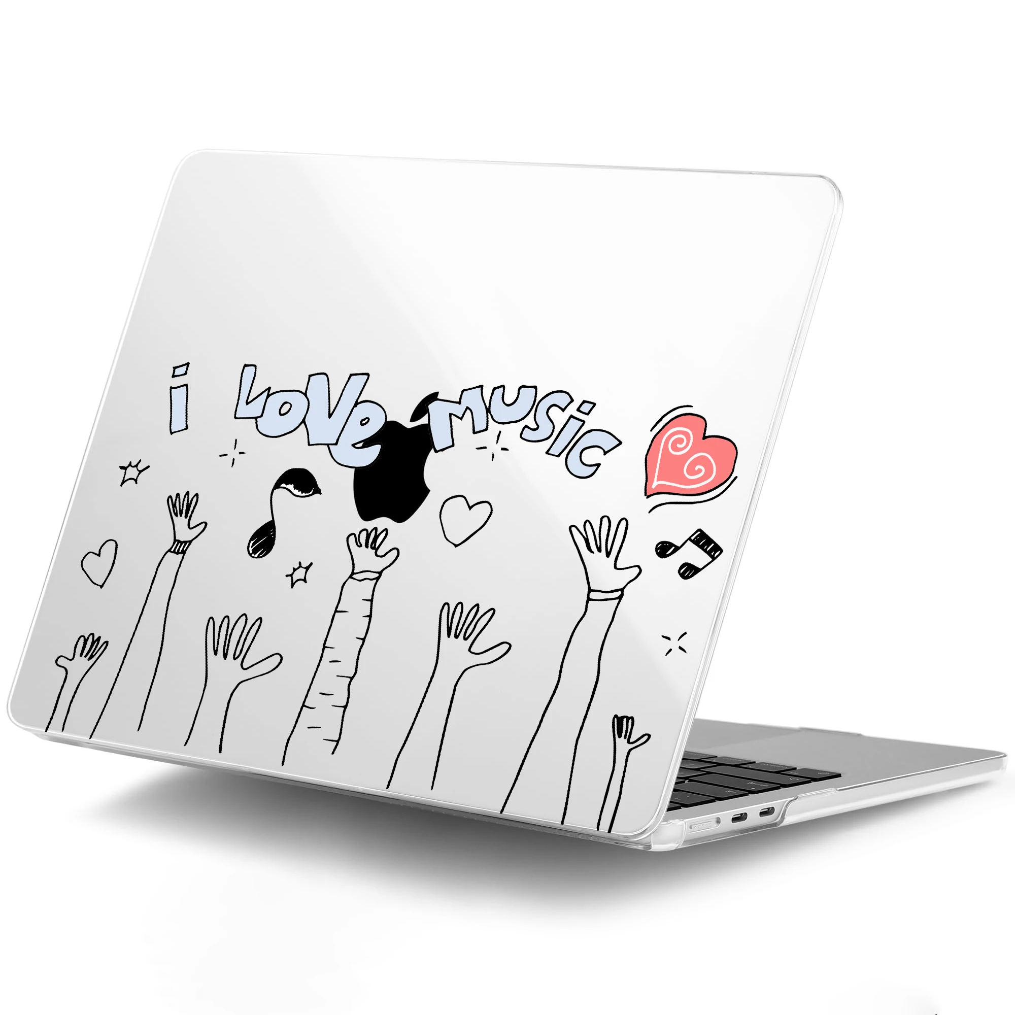 

Чехол для ноутбука 2025 года для MacBook Air M4 Pro 13 M2 2022 Cover M1 2020 2023 Pro 14 16 M3 2024 Hard Shell для Air 13,6 15,3 Print Case
