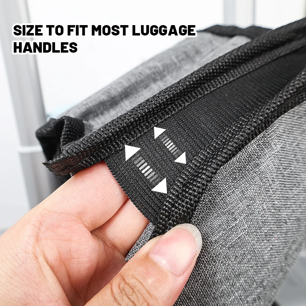 Luggage Cup Holder Universal Oxford Cloth Free Hand Travel Suitcase Drink Bag Portable Travel Milk Tea Coffee Mugs Storage Bag