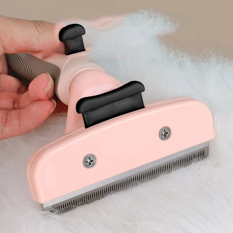 Pet Comb Scissors Hair Clipper Pet Clippers Cat & Dog Supplies De-fluffing Grooming Comb Shaver Hair Razor Supplies