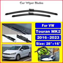 2pcs For VW Volkswagen Touran 5T 2016-2023 Car Front Wiper Blades Window Windscreen Windshield Car Accessories 2021 2022 28