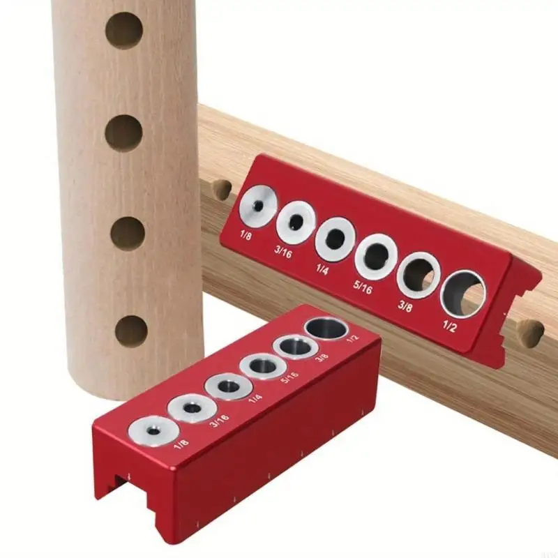 M4YC Woodworking Jig 1/8 a Localizador soco do gabarito gabarito gentileza gentileza