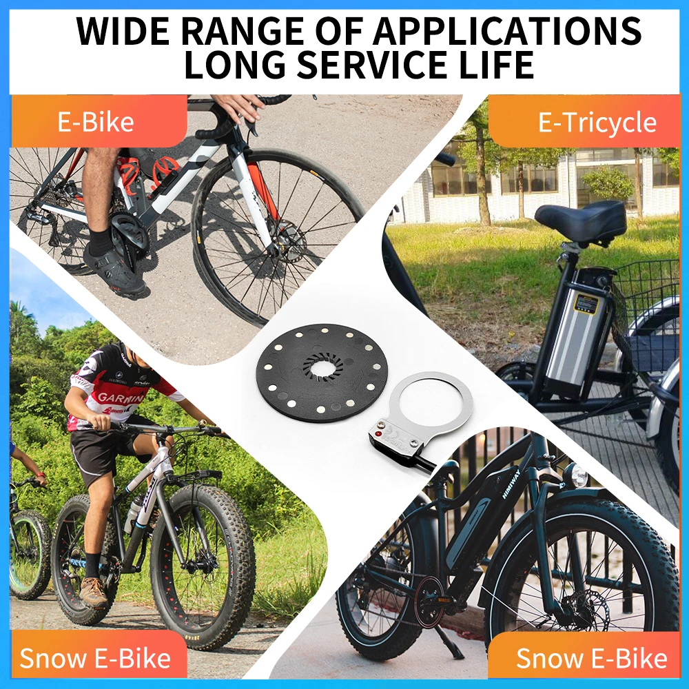 Kunteng Series Power Assisted Magnetic Dot Electric Bicycle Right Side Bicycle PAS12 Magnetic Pedal Assist Sensor F12R Easy to a view 4