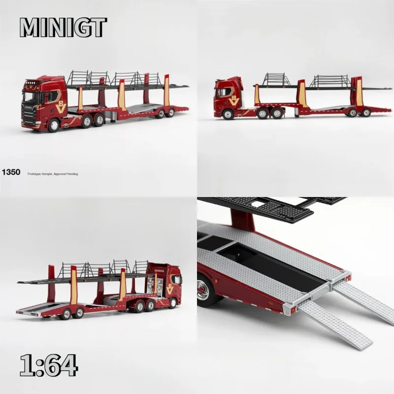 MINI GT 1:64 Scania 770S 50th Anniversary Commemorative Die Casting Alloy Car Model Collection for Fans