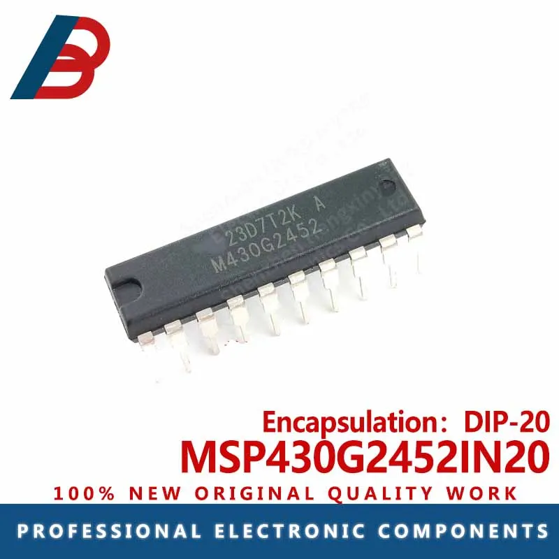 5PCS   MSP430G2452IN20 package DIP-20 microcontroller chip