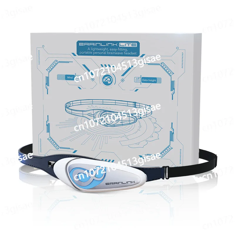 สายคาดศีรษะ Brainlink Lite Ultra-Lightweight EEG สำหรับตรวจคลื่นสมองแบบไร้สาย พร้อมเซ็นเซอร์ MindLink และชุดพัฒนา SDK สำหรับการฝึกอบรมทางจิตวิญญาณ