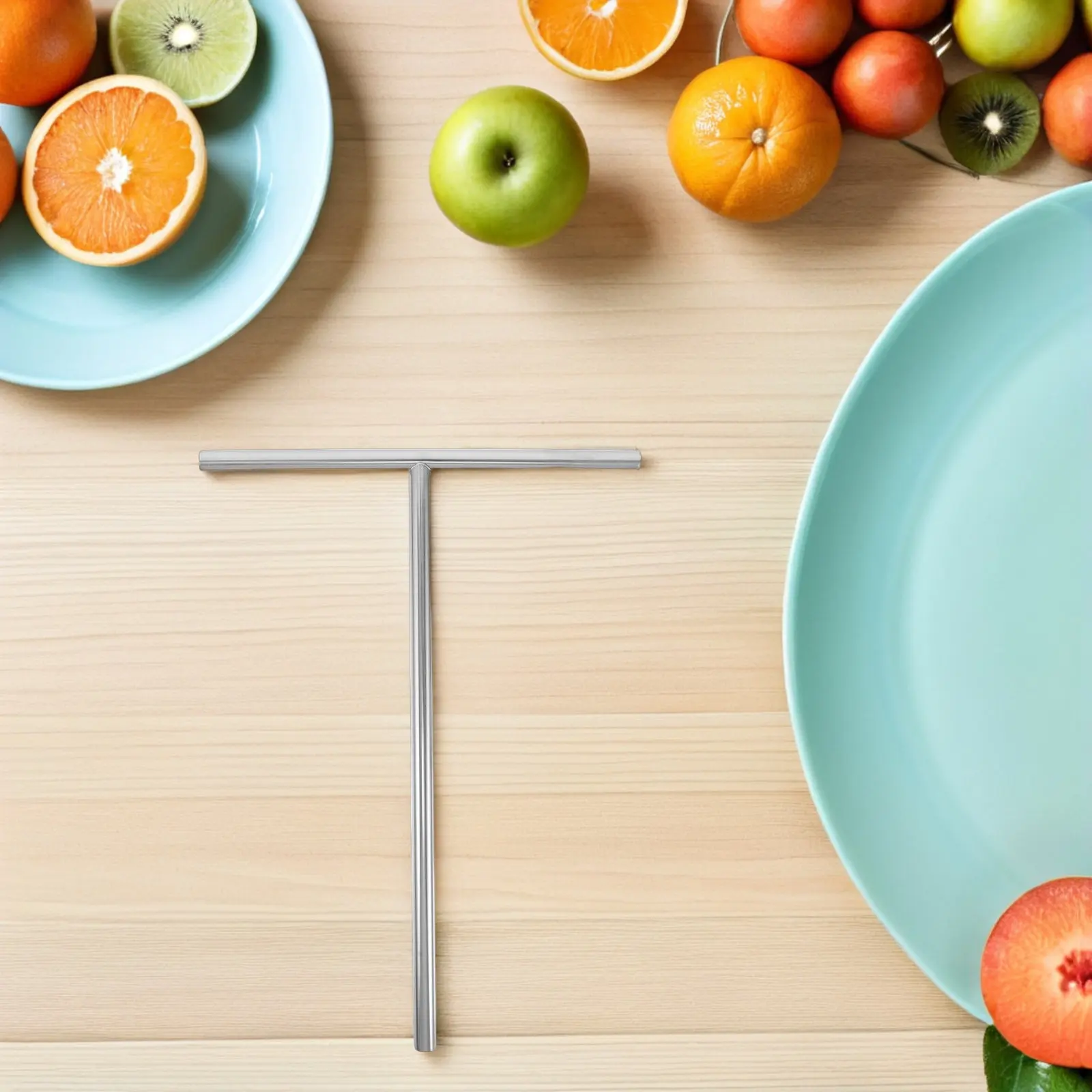 Stainless Steel Crepe Spreader Tool T-Shaped Pancake Batter Spreader for Non-Stick Pans Breakfast Cooking Home Outdoor Use