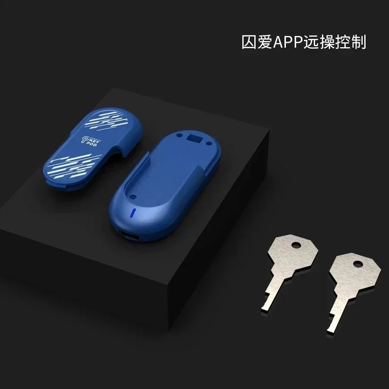 Locklink Chastity Device Key Safe Box Remote Storage QIUI APP Chastity Lock Outdoor Intelligent Control Cock Cages Accessories