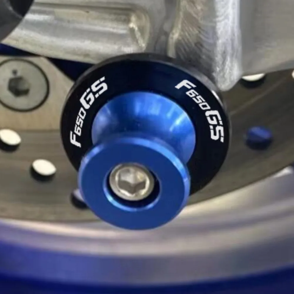 

6MM Motorcycle Accessories CNC Aluminum FOR BMW F650GS F650 GS 2000 2001 2002 2003 2004 2005 Swingarm Spools Slider Stand Screws