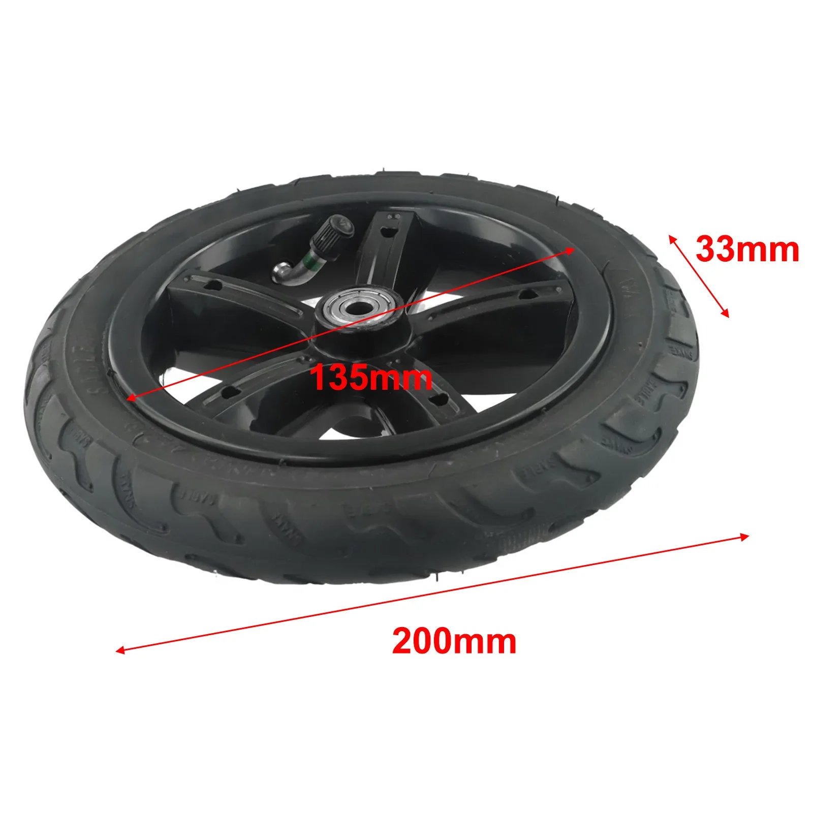 8Inch 8X1 1/4 200x45 Pneumatic Cycling Scooters Parts Accessories Tire Inflatable Full Wheel For Electric Scooter Accessories