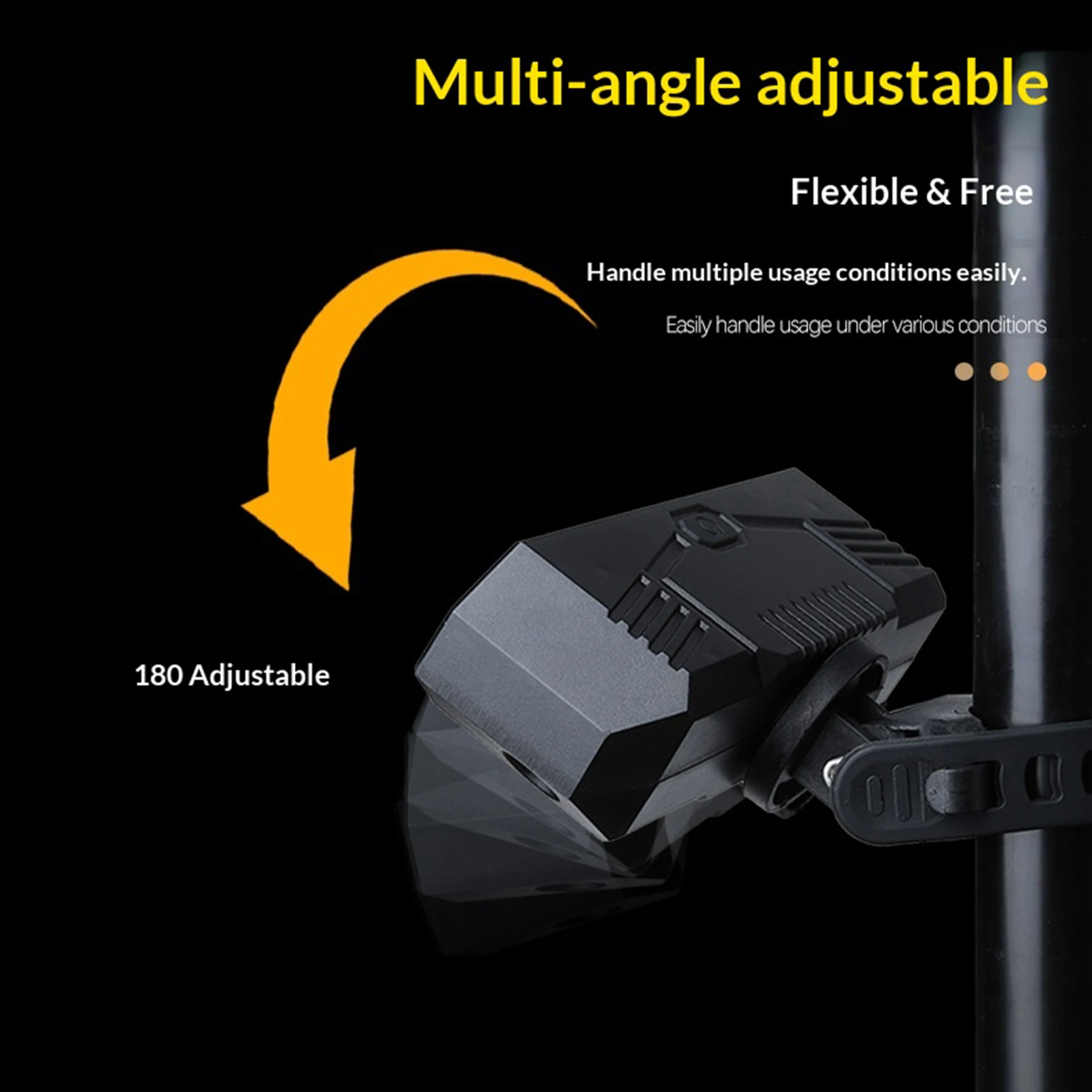 Wireless RC Car Lights Type-C Charging Remote Control Bicycle Smart Alarm Taillight 5 Modes Dynamic Turn Signals Light for Night