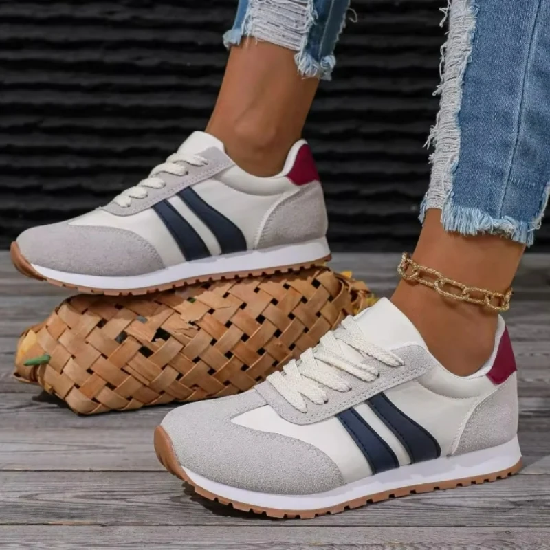 Modische Atmungsaktive Damen-Sportschuhe 2026 Herbst Leichte Freizeitsneaker Übergrößen Bequeme Rutschfeste Laufschuhe – Detail 1