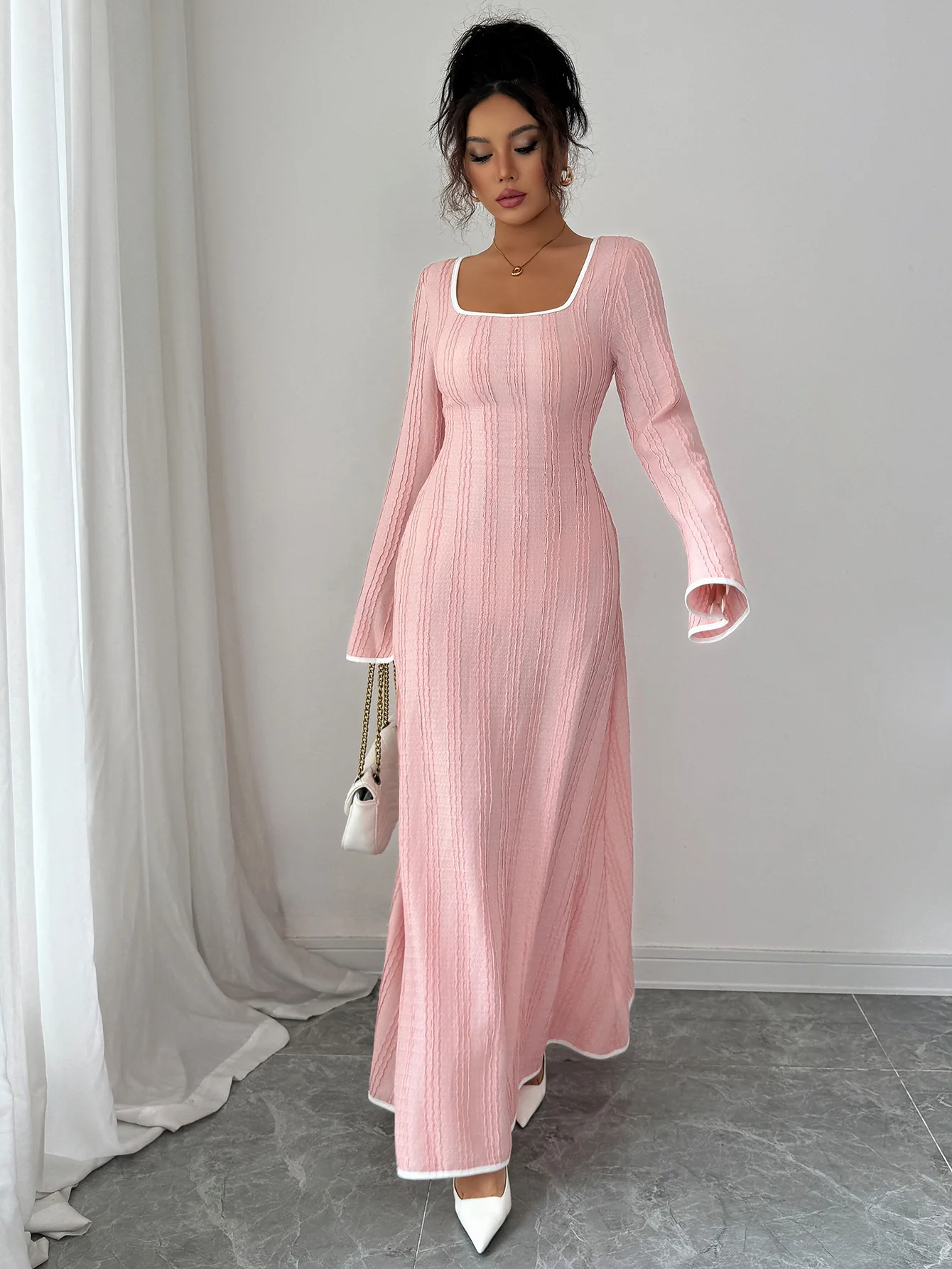 Vestidos femininos vestido medusa primavera cupro ilhó amarrado em camadas plissado cottagecore floresta pastoral bonito picante toda a temporada