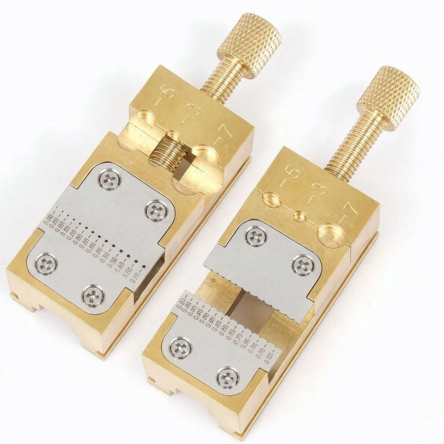 Watch Repair Mini Pure Copper Pliers Watch Tube Fixing Fixture Bending Head Calibration Punch Set