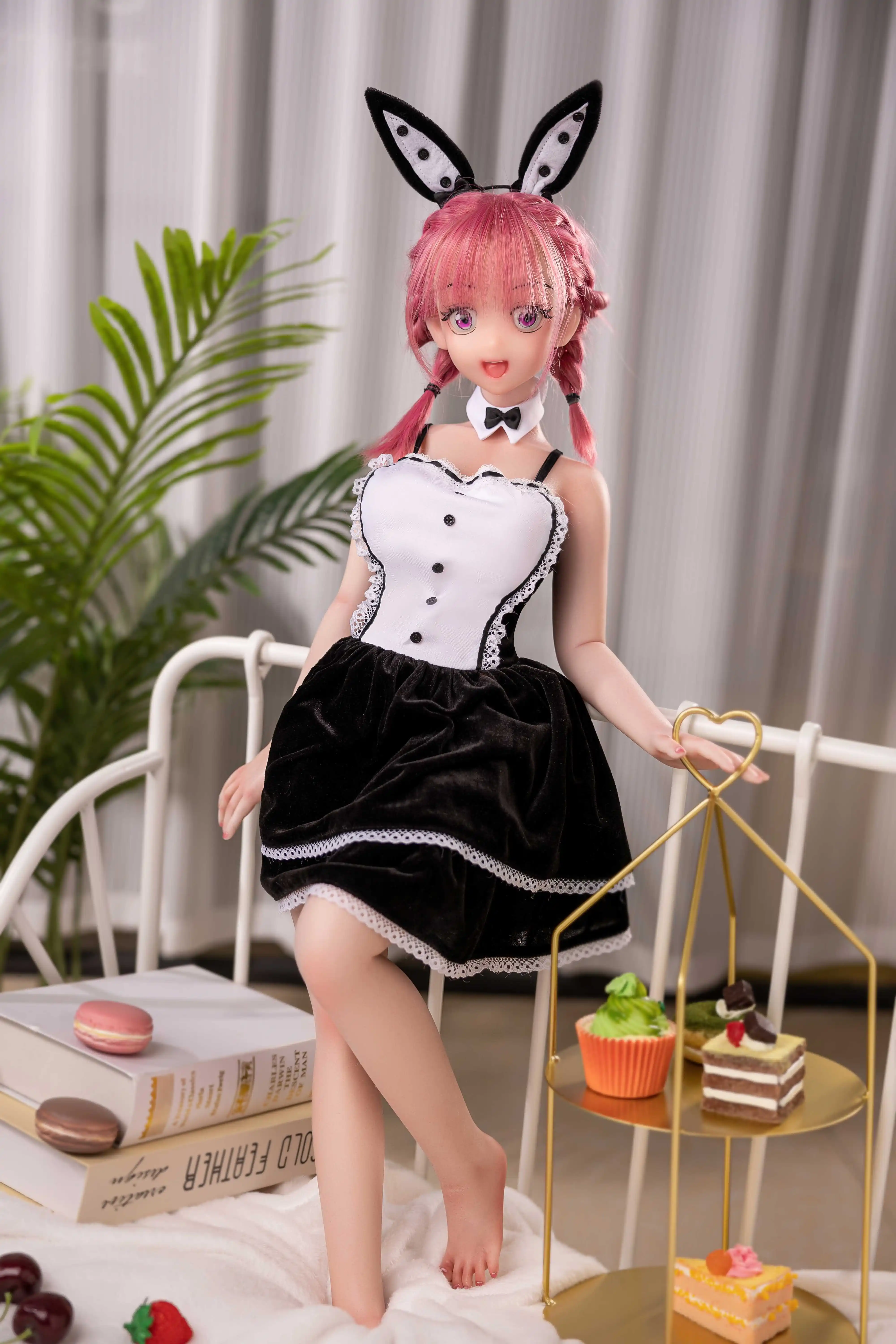 80cm Japanese Real Full Silicone Anime Action Figure Dolls Implanted Hair Body With Skeleton