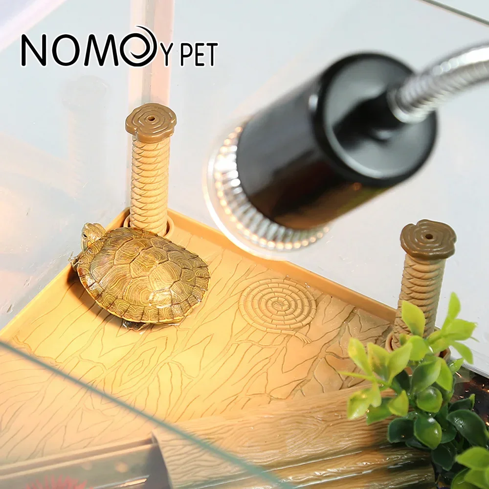 Luz de iluminación para tanque de tortuga, accesorios para Reptiles, lámpara de calefacción de cerámica, soporte de lámpara con Clip para perrera de lagarto con Clip de interruptor