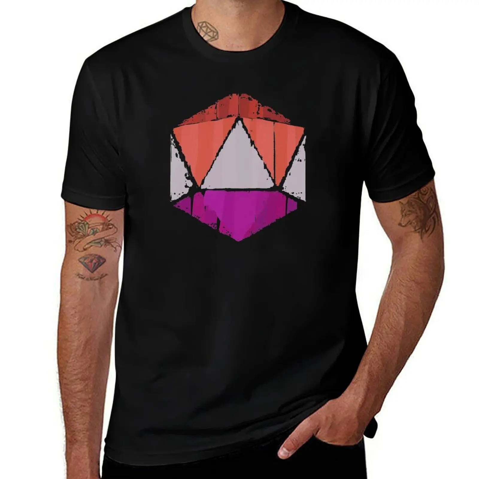 

Life Is Strange True Colors Steph Lesbian D20 Distressed T-Shirt Casual Loose Fit Summer Tee Shirt